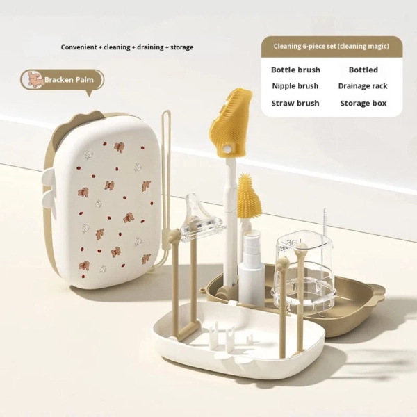 ست برس شیشه شور سیلیکونی آبچکان دار کیفی چیکو chicco