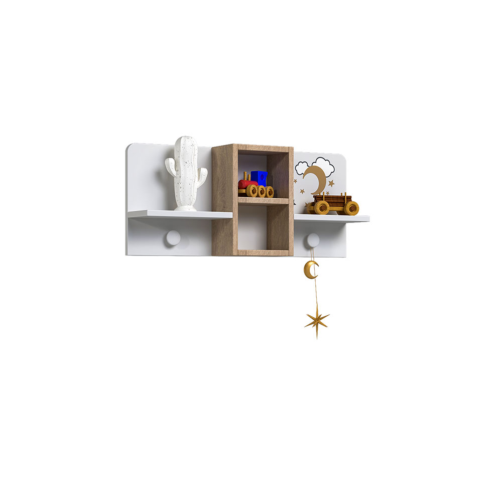 شلف و آویز دیواری سیسمونی نوزاد مون استار moonstar بامبینو bambino