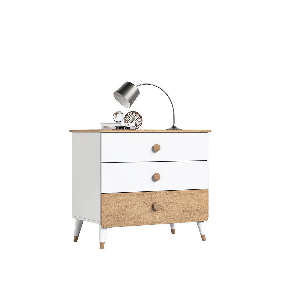 دراور سه کشو نوزاد سرویس سیسمونی مدل کارن karen بامبینو bambio